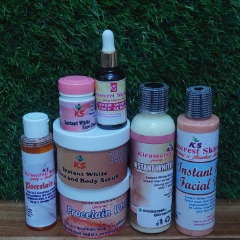 INSTANT WHITE 15 SHADES VERY STRONG WHITENING FULL MEDIUM SET 1.7KG This set Whiten the Skin very Fast and Clean