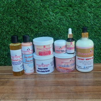 INSTANT WHITE 15 SHADES VERY STRONG WHITENING FULLEST SET 2.8KG This set Whiten the Skin very Fast and Clean