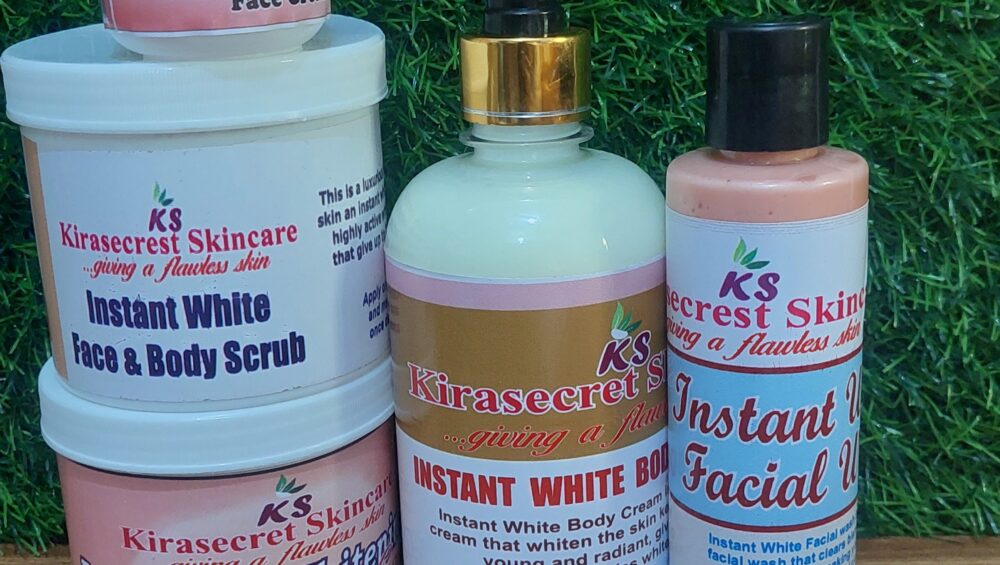 INSTANT WHITE 15 SHADES VERY STRONG WHITENING BIG SET 2KG This set Whiten the Skin very Fast and Clean