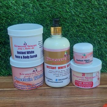 INSTANT WHITE 15 SHADES VERY STRONG WHITENING BIG SET 2.2KG This set Whiten the Skin very Fast and Clean