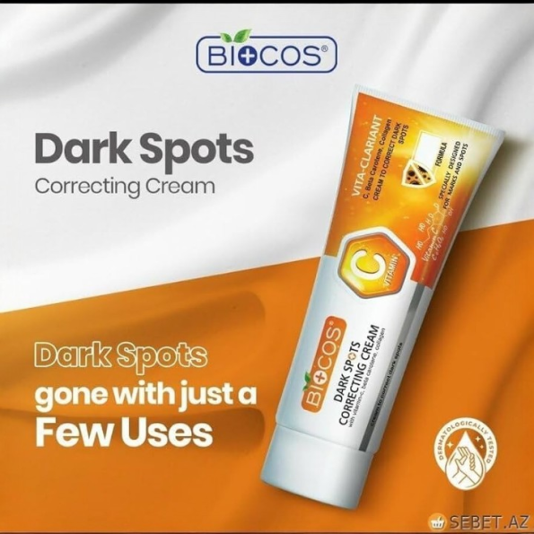 BIOCOS DARKSPOT CORRECTING TUBE CREAM with VITAMIN C 60ml